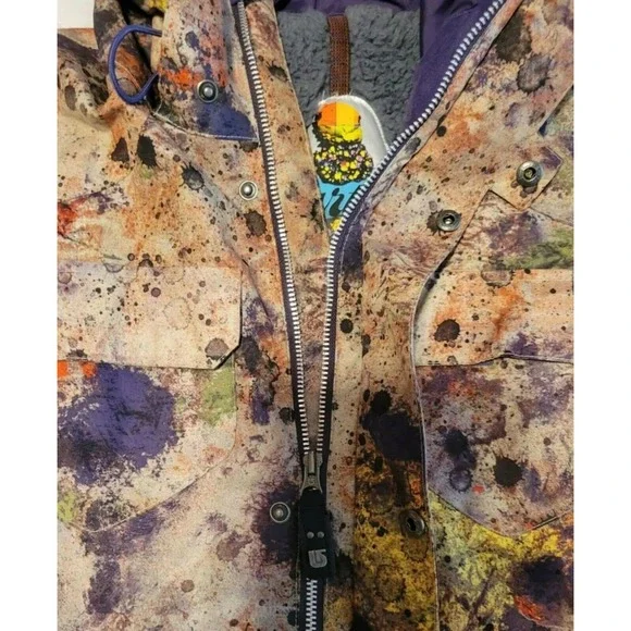 Burton Women Dry Ride Winter Sports Credence Ski Jacket Cool Flavor NOWT